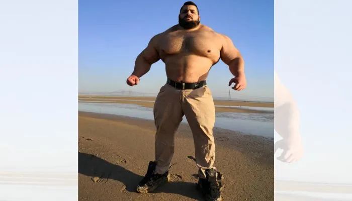 Imagem ilustrativa da imagem Hulk iraniano é nocauteado no primeiro round em estreia no boxe