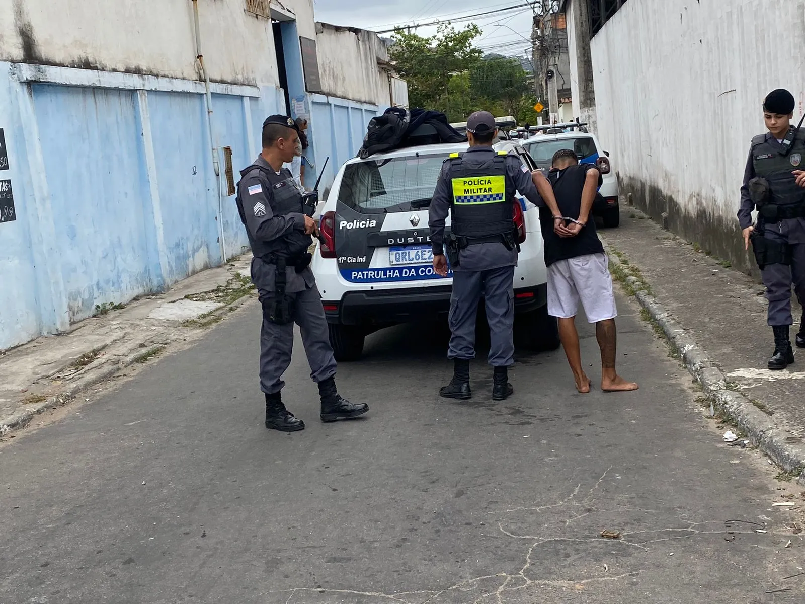 Imagem ilustrativa da imagem Um baleado e quatro presos após confronto com a polícia em Vila Velha