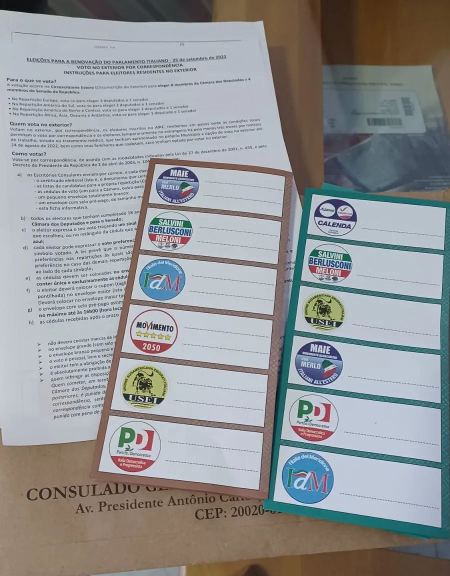 Imagem ilustrativa da imagem Capixabas já recebem cédulas para votar em eleição da Itália