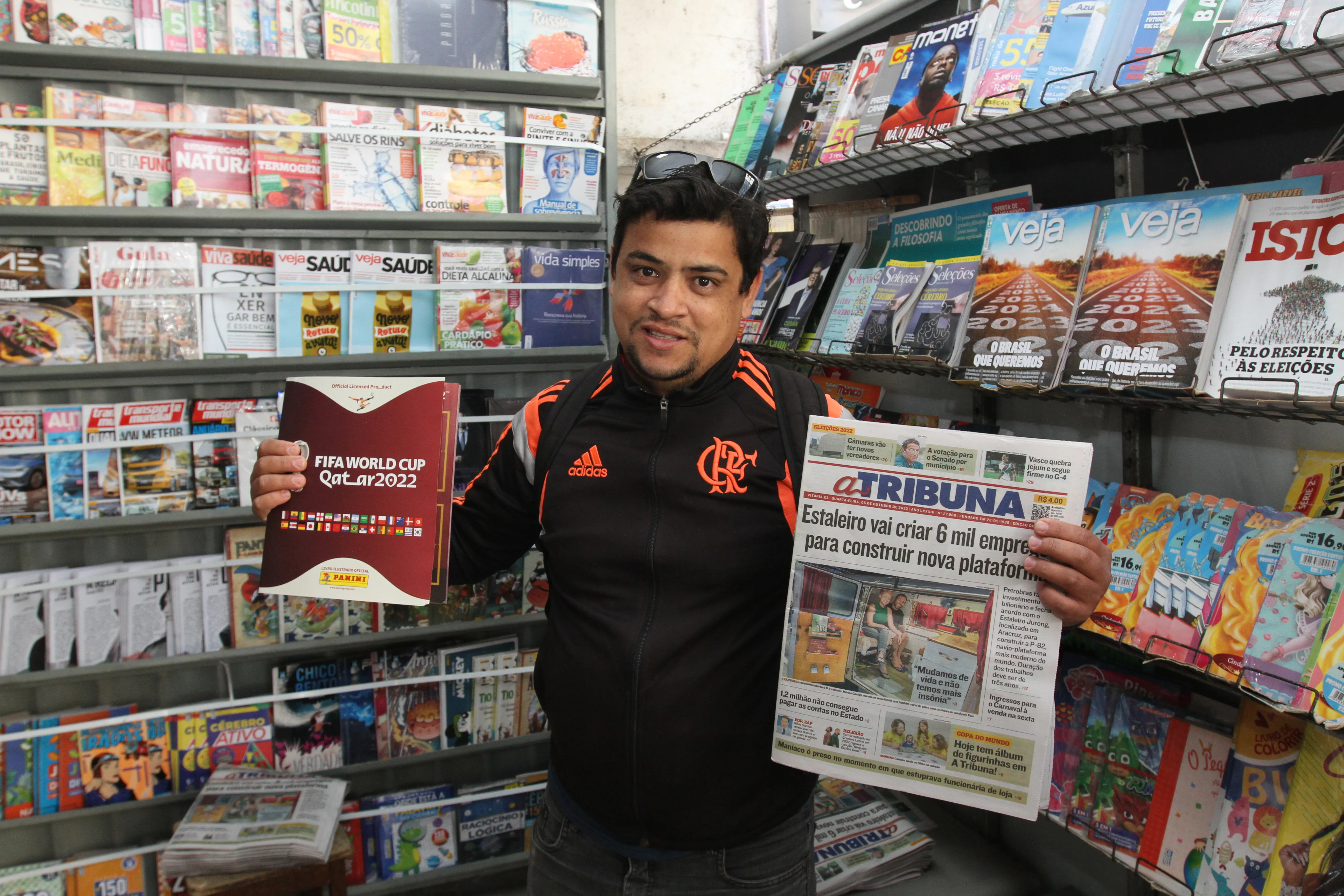 Imagem ilustrativa da imagem Sucesso na promoção do álbum de figurinhas da Copa