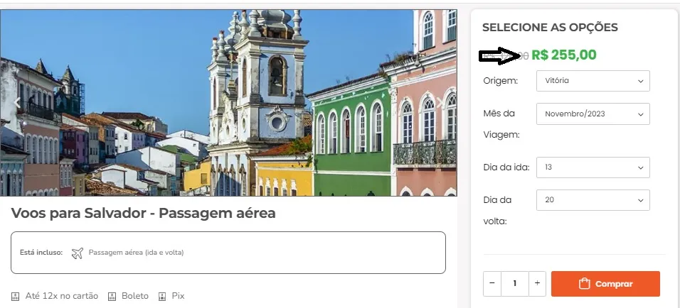 Imagem ilustrativa da imagem Voos Vitória/Rio por R$ 189 e para Salvadora a R$ 255 (ida e volta)