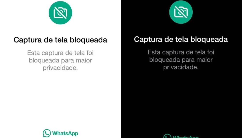 Imagem ilustrativa da imagem WhatsApp começa a bloquear prints de tela em fotos e vídeos