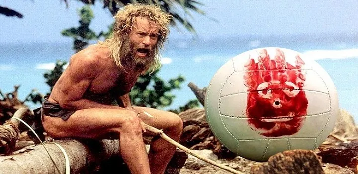 Imagem ilustrativa da imagem Wilson, famosa bola de vôlei do filme 'Náufrago', é vendida. Veja valor