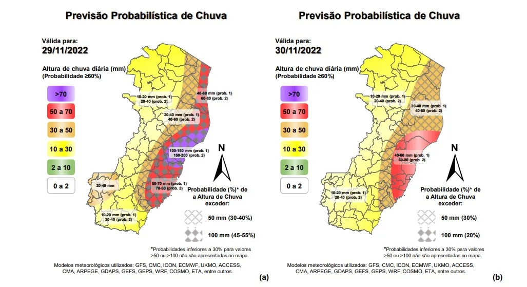 Imagem ilustrativa da imagem Defesa Civil emite alerta máximo de tempestades para o ES
