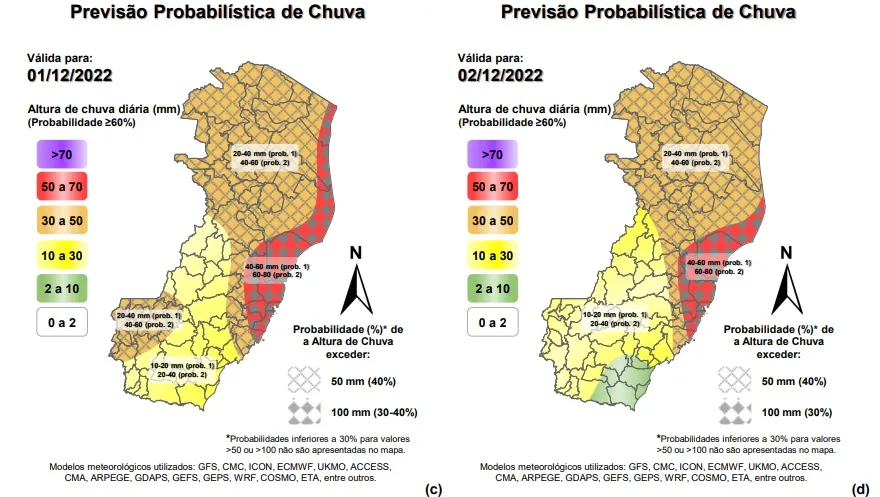 Imagem ilustrativa da imagem Defesa Civil emite alerta máximo de tempestades para o ES