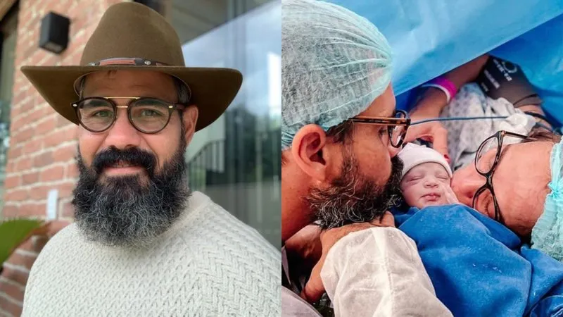 Imagem ilustrativa da imagem Juliano Cazarré revela que filha vai passar por nova cirurgia