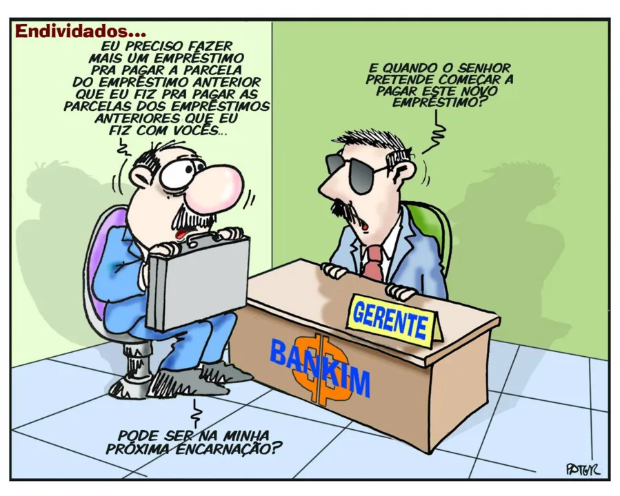 Imagem ilustrativa da imagem Endividados...
