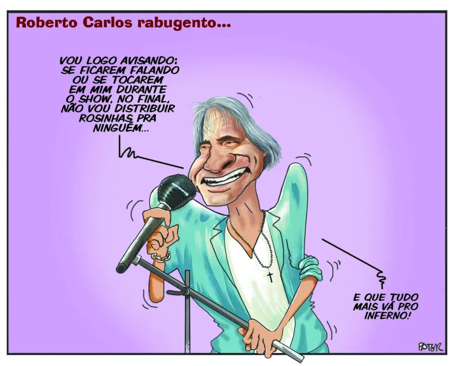 Imagem ilustrativa da imagem Roberto Carlos rabugento....