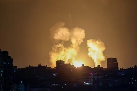 Imagem ilustrativa da imagem Ataques aéreos de Israel deixam 10 mortos em Gaza