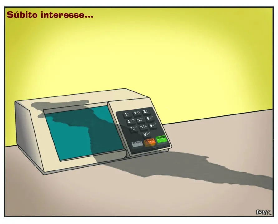 Imagem ilustrativa da imagem Súbito interesse...