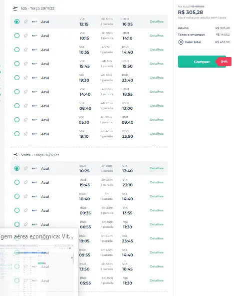 Imagem ilustrativa da imagem Passagem de avião de Vitória para Brasília por R$ 453 e mais 6 destinos baratos