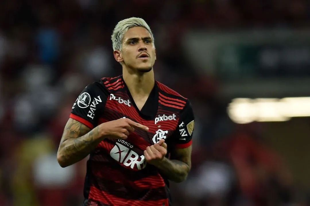 Imagem ilustrativa da imagem Pedro se isola como maior artilheiro do Flamengo em uma Libertadores