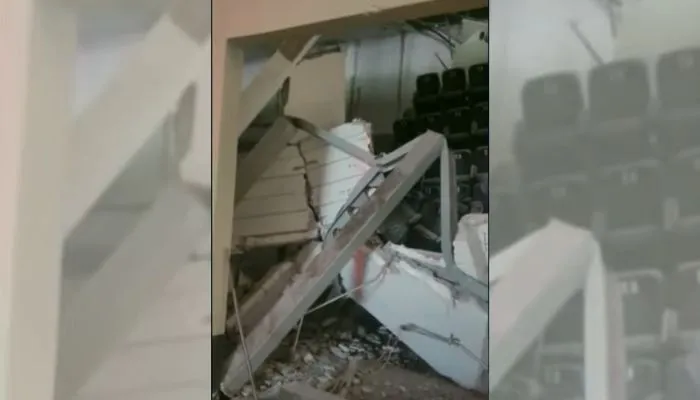 Imagem ilustrativa da imagem Arquibancada desaba e provoca três mortes em São Paulo