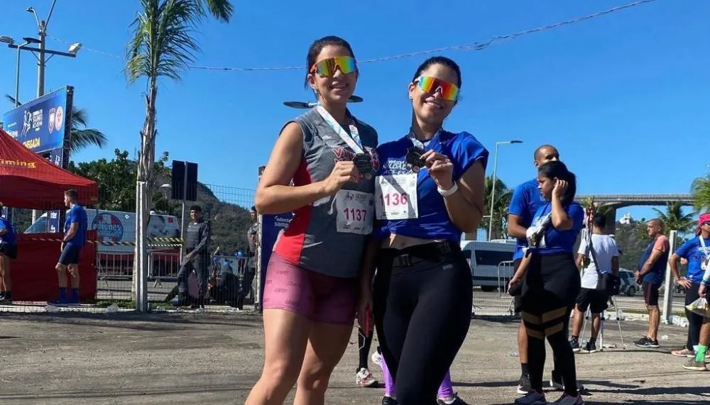 Imagem ilustrativa da imagem Irmãs unidas para a corrida de A Tribuna