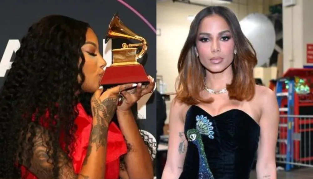 Imagem ilustrativa da imagem Após ganhar Grammy Latino, Ludmilla 'provoca' Anitta. Entenda