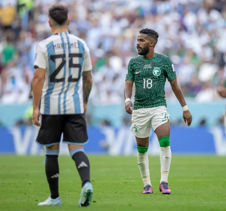 Imagem ilustrativa da imagem Dupla saudita que jogou contra Argentina passou pela base do Fluminense