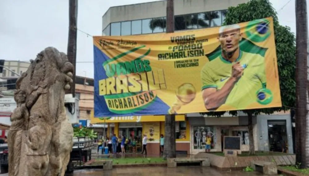 Imagem ilustrativa da imagem Nova Venécia vibra com a estreia de Richarlison na Copa do Mundo