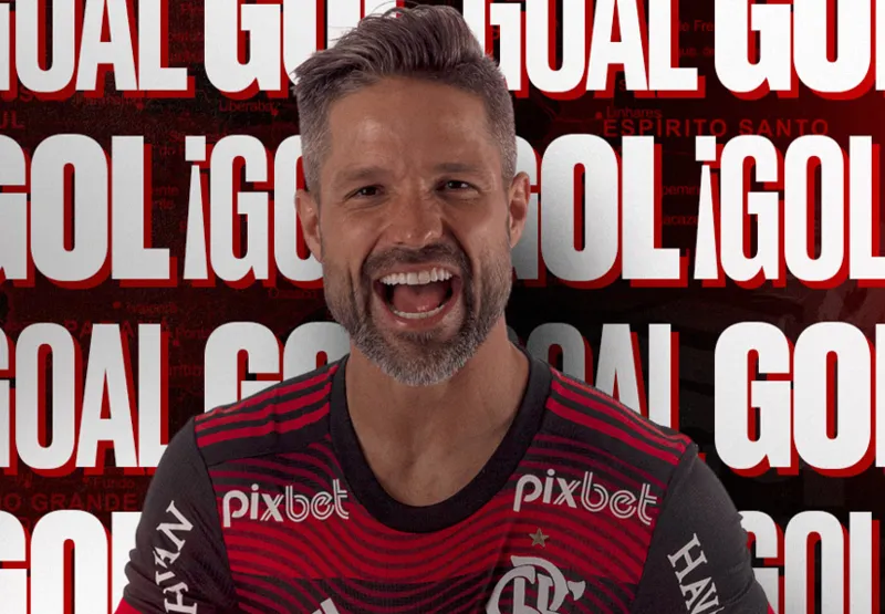 De volta ao time titular, Diego voltou a marcar pelo Flamengo
