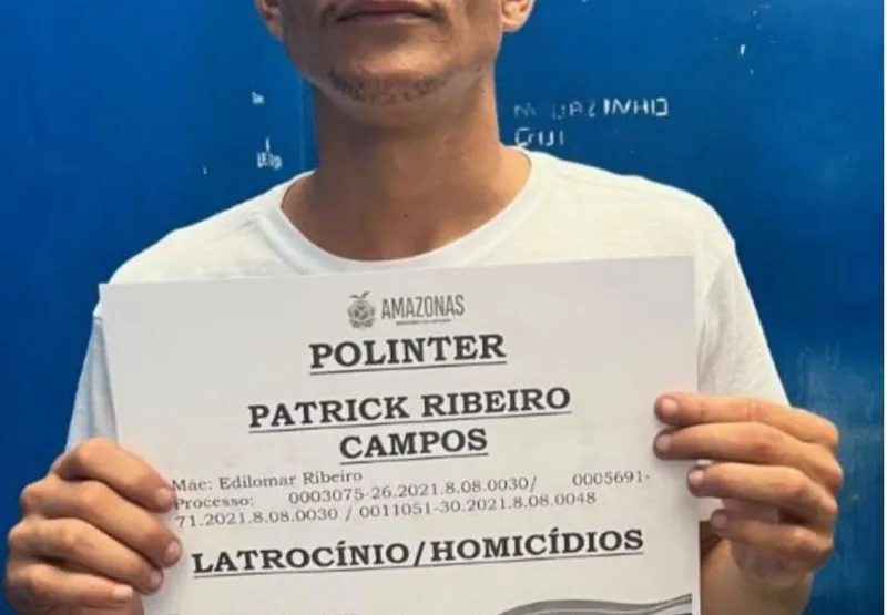 Patrick Ribeiro Campos era um dos criminosos mais procurados pela Polícia Civil de Linhares