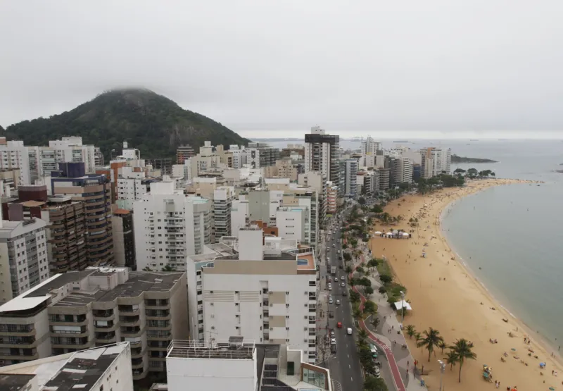 Praia da Costa, em Vila Velha, município que aumentou em 12% o total de eleitores 
de 2018 para este ano