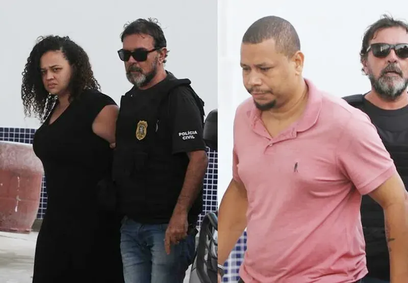 Karolina Teixeira da Silva e Maycon Milagre da Cruz estão presos desde o dia 6 de julho