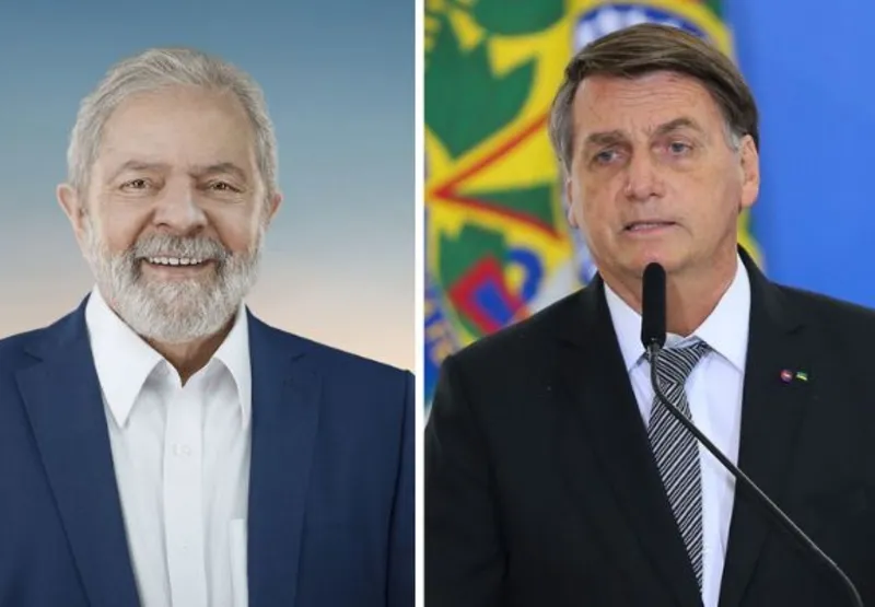 Lula e Bolsonaro estão à frente nas pesquisas