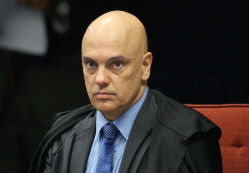 Ministro Alexandre de Moraes em sessão da 1ª turma do STF