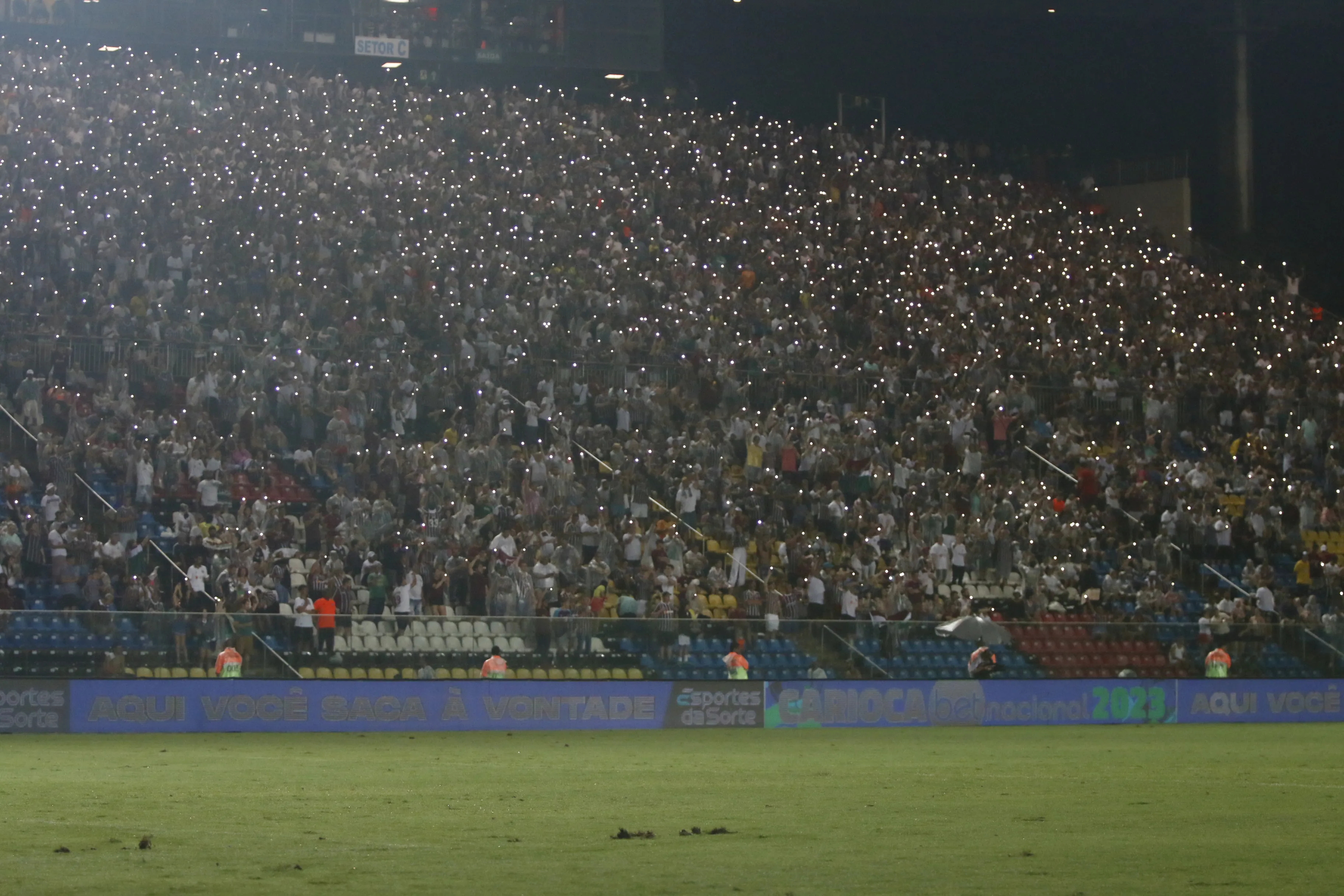 Imagem ilustrativa da imagem Veja as fotos do jogo do Fluminense em Cariacica