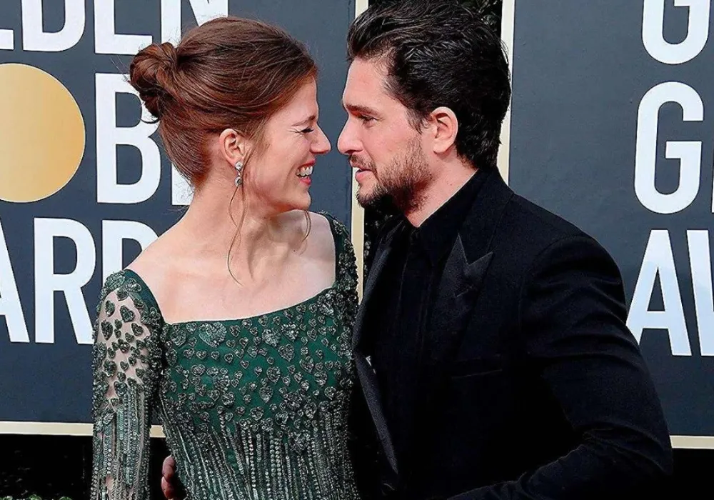 Imagem ilustrativa da imagem Kit Harington anuncia que terá segundo filho com Rose Leslie: 'Estou apavorado'