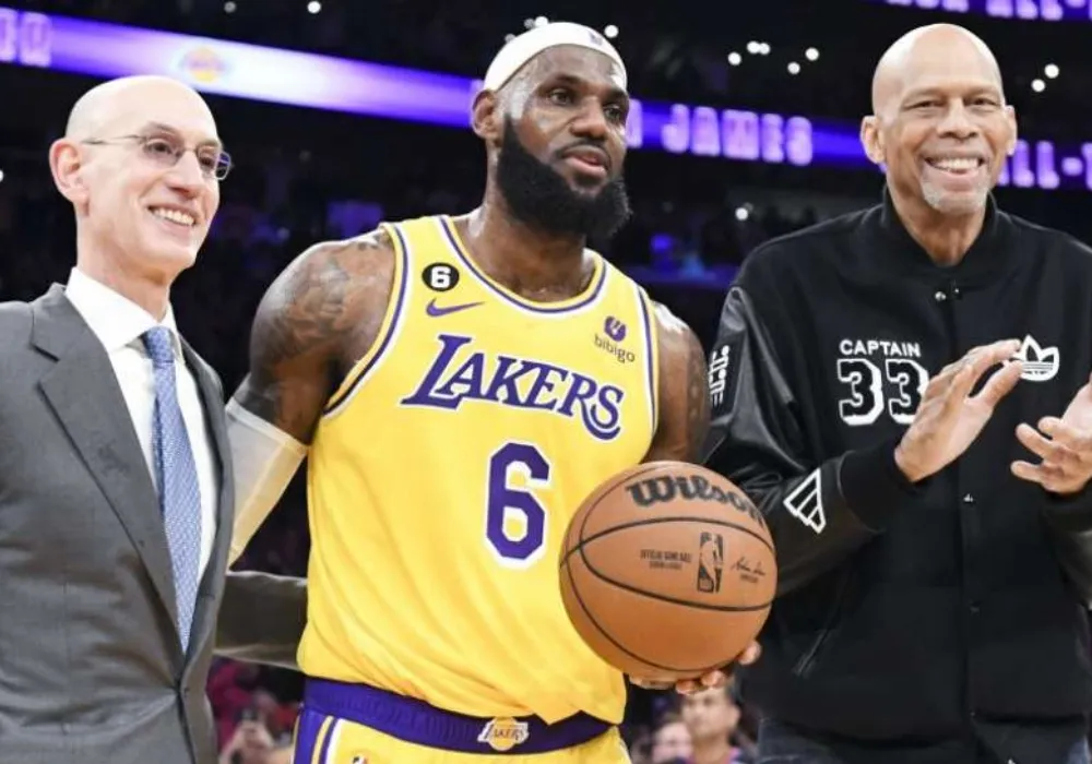 Imagem ilustrativa da imagem LeBron James se torna o maior pontuador da história da NBA