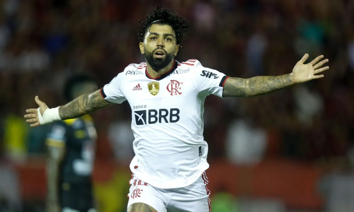 Imagem ilustrativa da imagem Gabigol decide e Flamengo vence Volta Redonda de virada