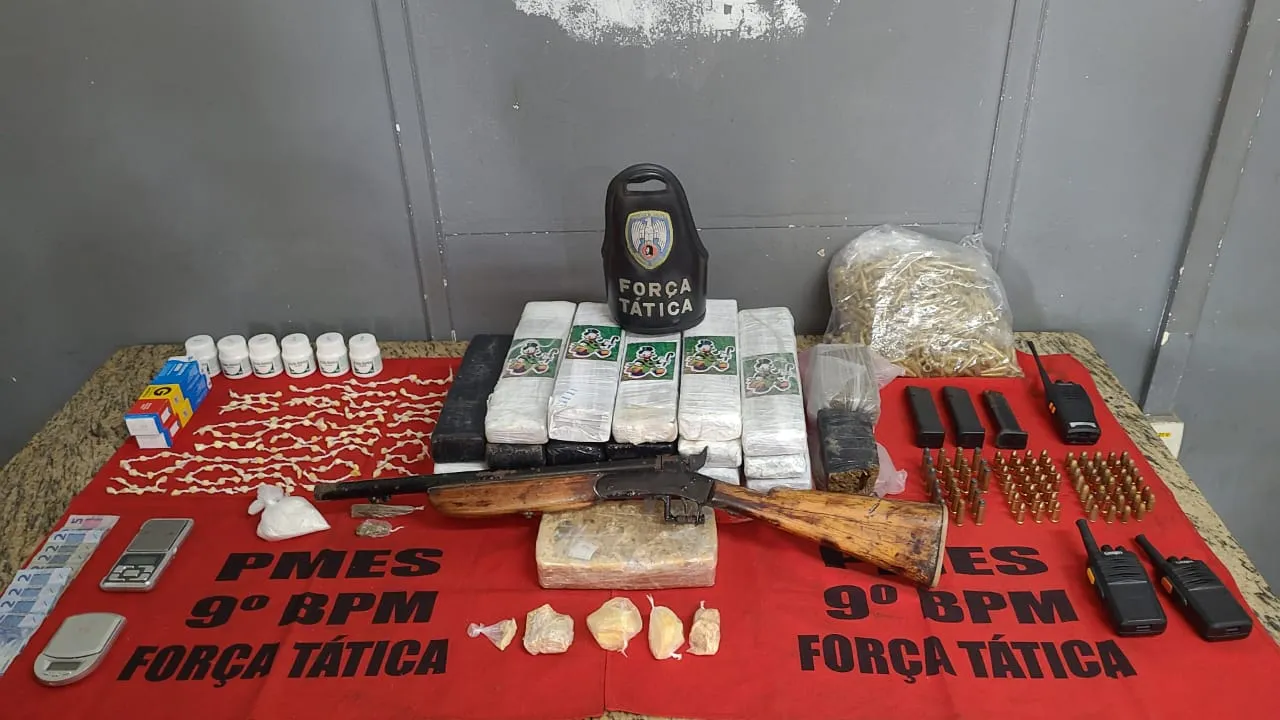Imagem ilustrativa da imagem Polícia apreende drogas dentro de berço e prende quatro pessoas no ES