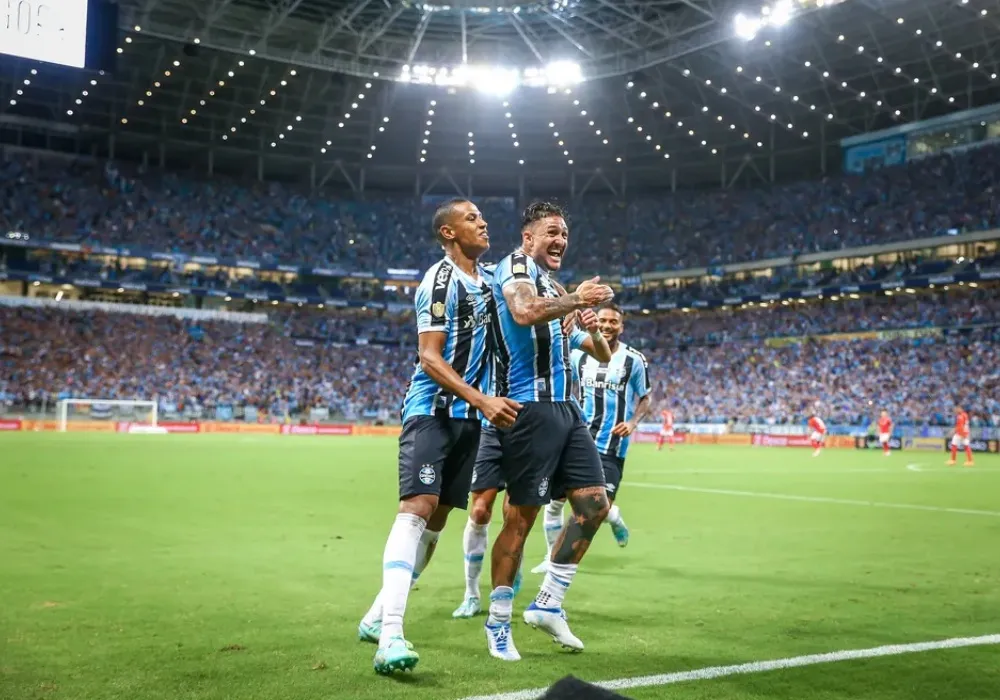 Imagem ilustrativa da imagem Grêmio vence o rival Internacional em clássico gaúcho