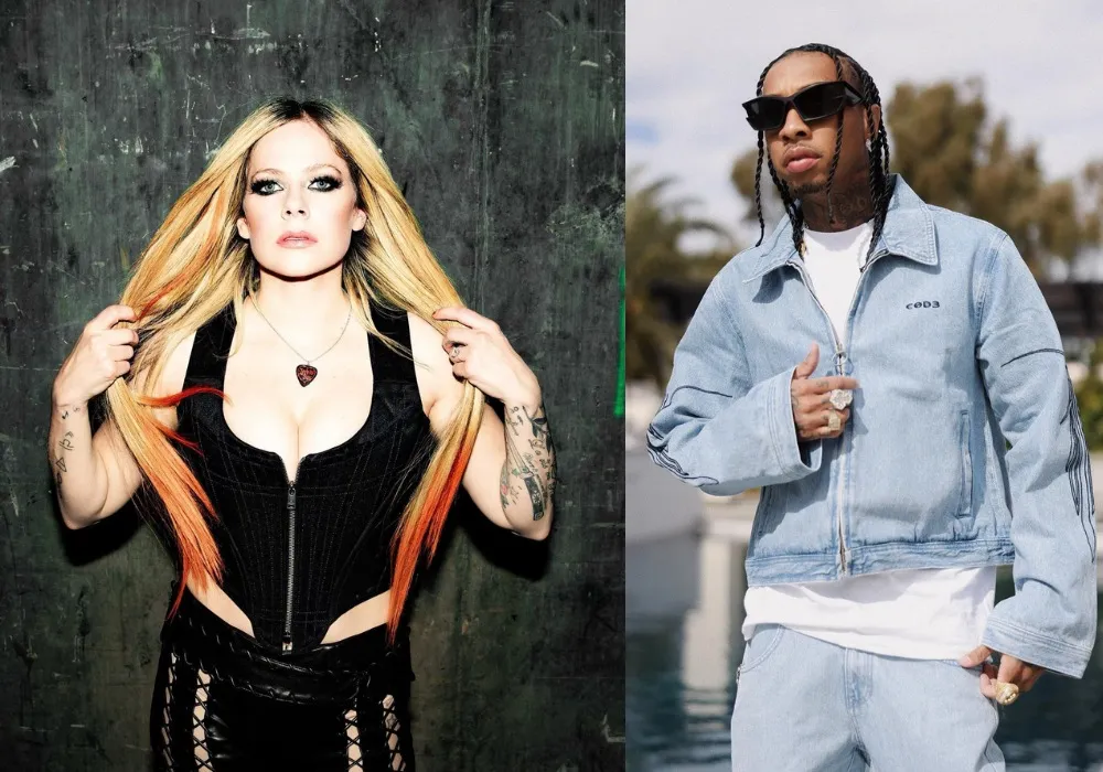 Imagem ilustrativa da imagem Avril Lavigne e Tyga são flagrados aos beijos na Paris Fashion Week