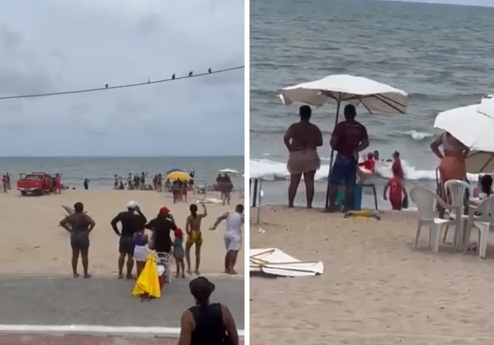 Imagem ilustrativa da imagem Banhista é detido por se recusar a sair de praia após ataque de tubarão em PE