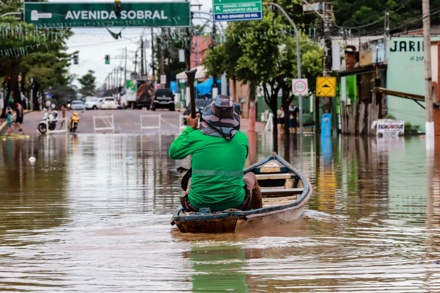 Imagem ilustrativa da imagem Chuvas deixam mais de 21 mil pessoas fora de casa no Acre