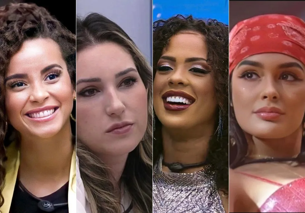 Imagem ilustrativa da imagem Amanda, Domitila, Larissa e Marvvila se enfrentam no Paredão do "BBB 23"