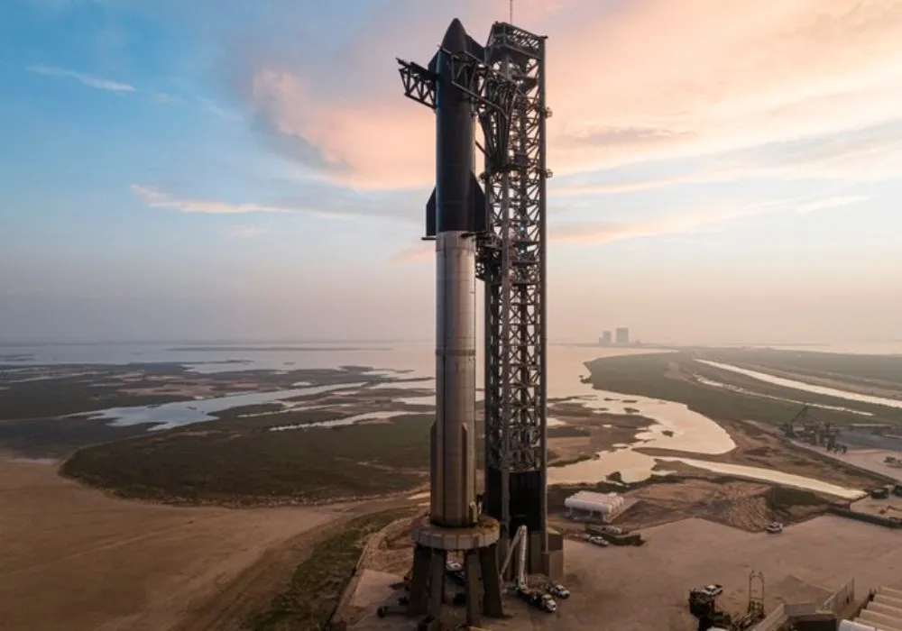 Imagem ilustrativa da imagem SpaceX se prepara para lançar foguete mais poderoso da história nesta segunda