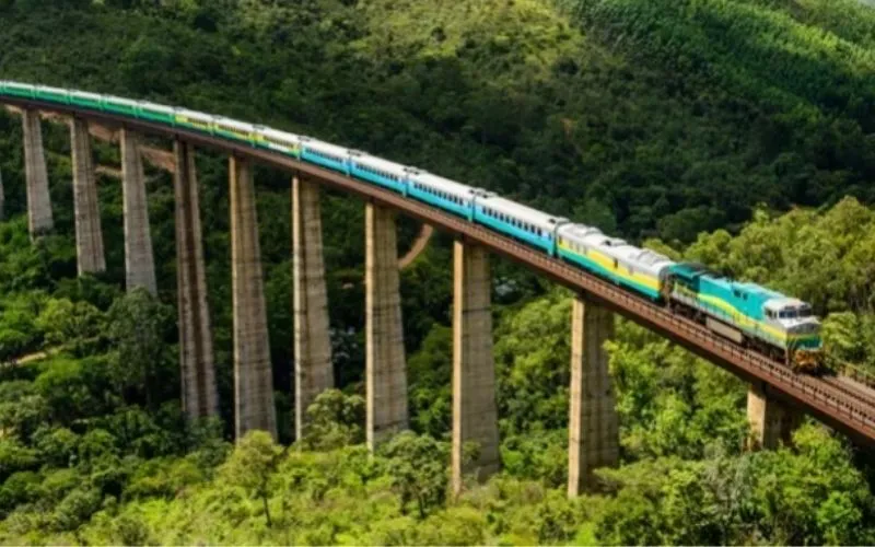 Imagem ilustrativa da imagem Trem de passageiros Vitória-Minas volta a circular nesta quinta