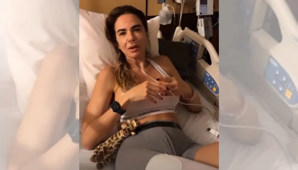 Imagem ilustrativa da imagem Luciana Gimenez grava vídeo do hospital e fala sobre acidente