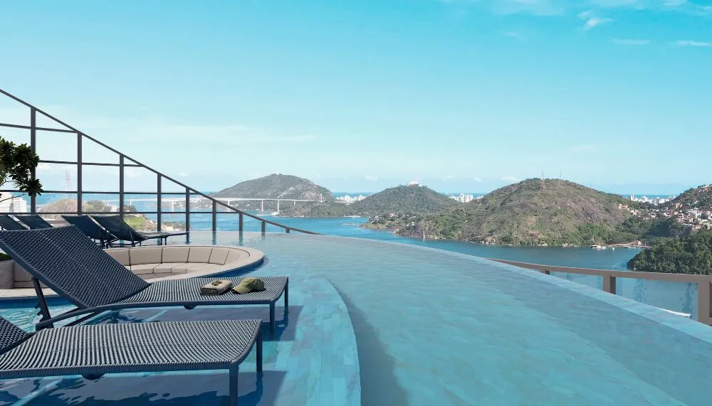 Imagem ilustrativa da imagem Com piscina de "borda infinita": veja como será o prédio mais alto de Vitória