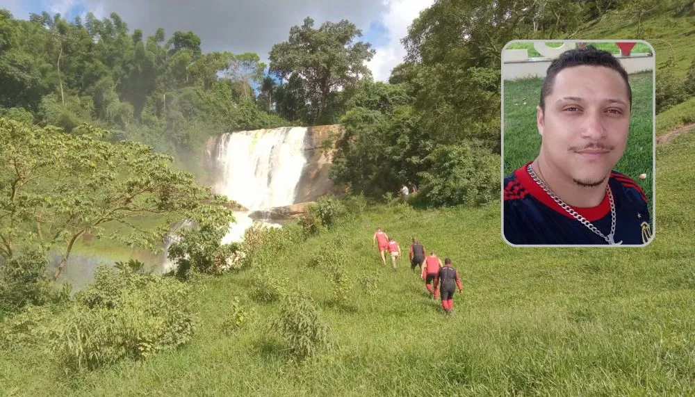 Imagem ilustrativa da imagem Homem desaparece após cair de Cachoeira da Fumaça no Sul do ES