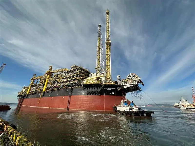 Imagem ilustrativa da imagem Navio da Petrobras é finalizado no ES