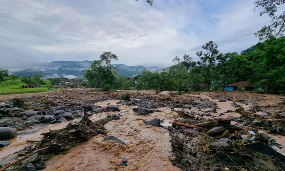 Imagem ilustrativa da imagem Temporal deixa três mortos em SC, incluindo criança de 4 anos