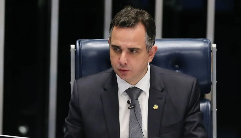 Imagem ilustrativa da imagem Rodrigo Pacheco, de Minas Gerais, é reeleito presidente do Senado Federal