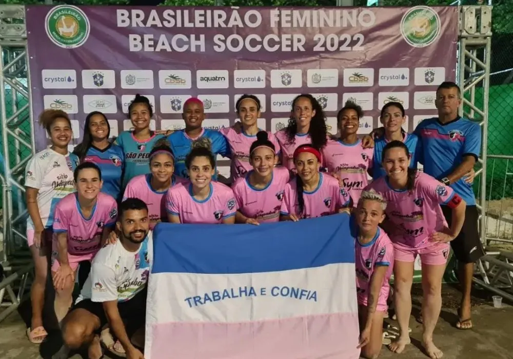 Imagem ilustrativa da imagem Equipe de beach soccer de São Pedro vai representar o Brasil em El Salvador
