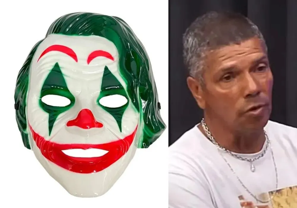 Imagem ilustrativa da imagem Suspeito de assassinar Pedrinho Matador utilizava máscara do Coringa