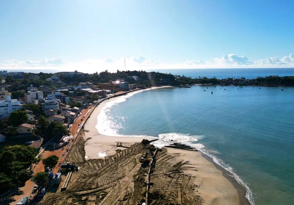 Imagem ilustrativa da imagem Praia de Meaípe, em Guarapari, já está com novo visual