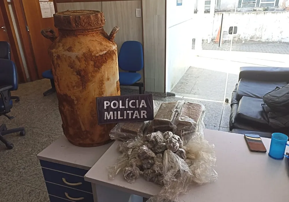 Imagem ilustrativa da imagem Tonel com maconha é apreendido pela polícia em Cariacica