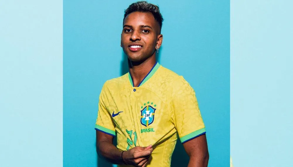 Imagem ilustrativa da imagem Rodrygo diz que Ancelotti brinca sobre ser técnico da seleção brasileira